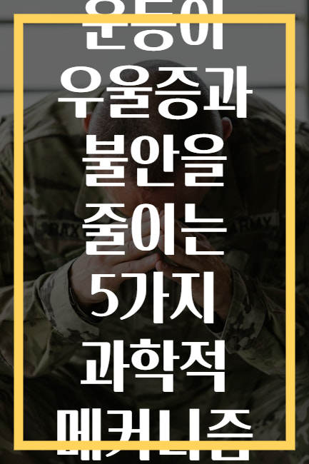 운동이 우울증과 불안을 줄이는 5가지 과학적 메커니즘